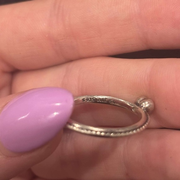 Pandora Rose Ring with Pink Stone​​ - Picture 2 of 5